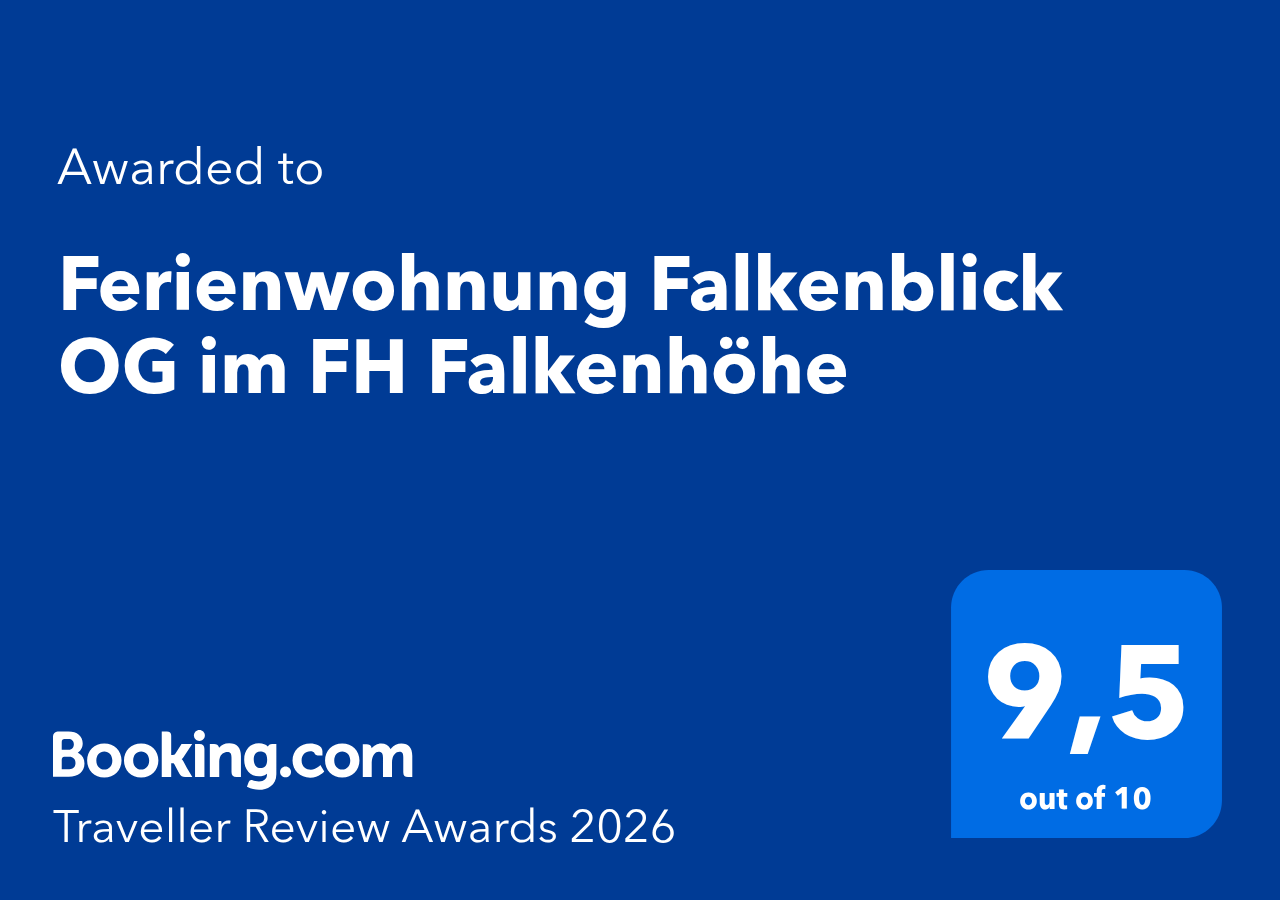 Auszeichnung für den Traveller Award 2026 von Booking.com